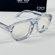 Moscot – P408 - 58 - Transparent Blue – Acetate  – Optics - Unisex (Transition)