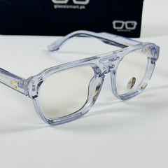 Moscot – P408 - 58 - Transparent Blue – Acetate  – Optics - Unisex (Transition)