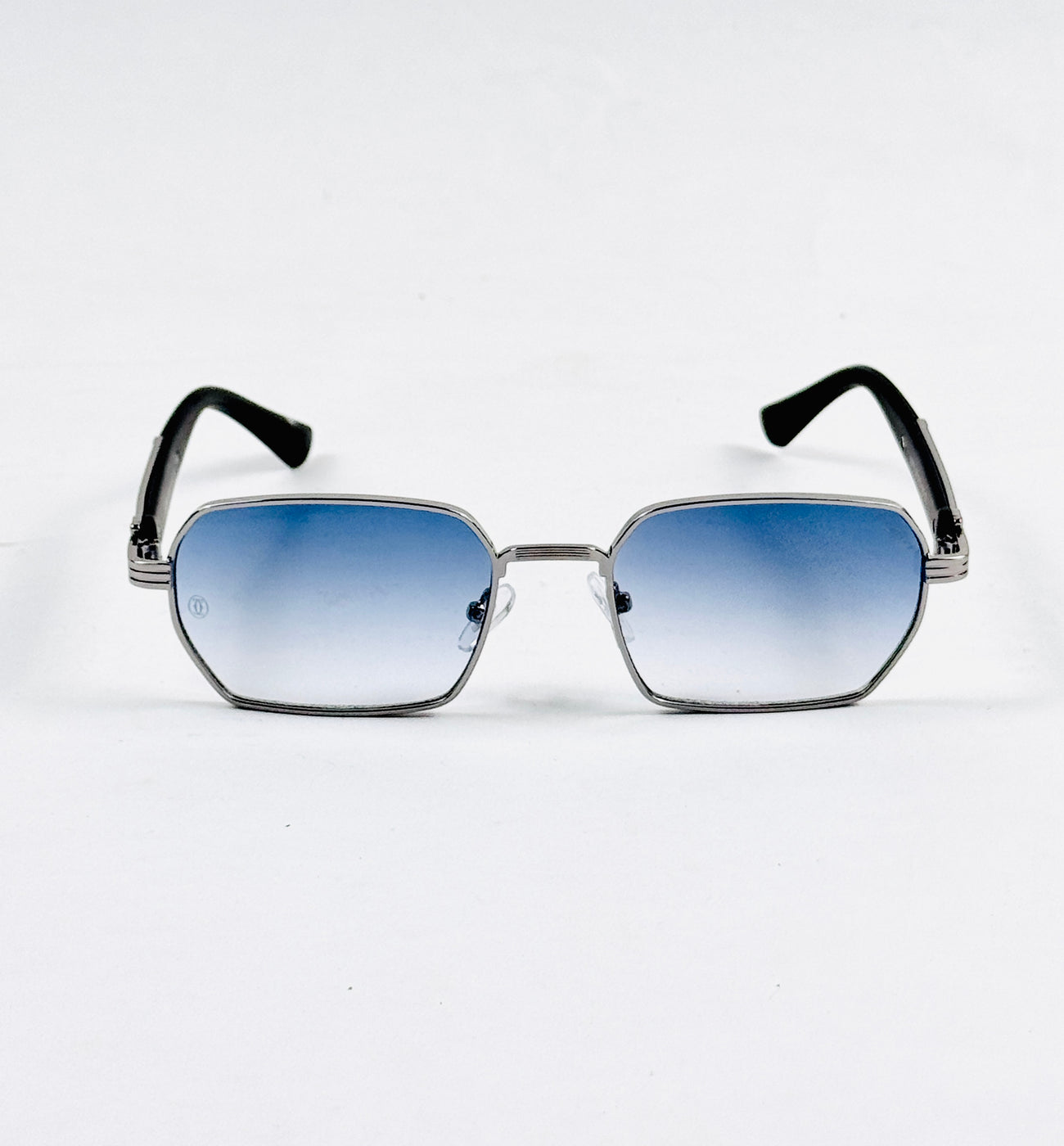 Cartier – 23670 – 55 – Silver Blue – Metal – Sunglasses – Unisex