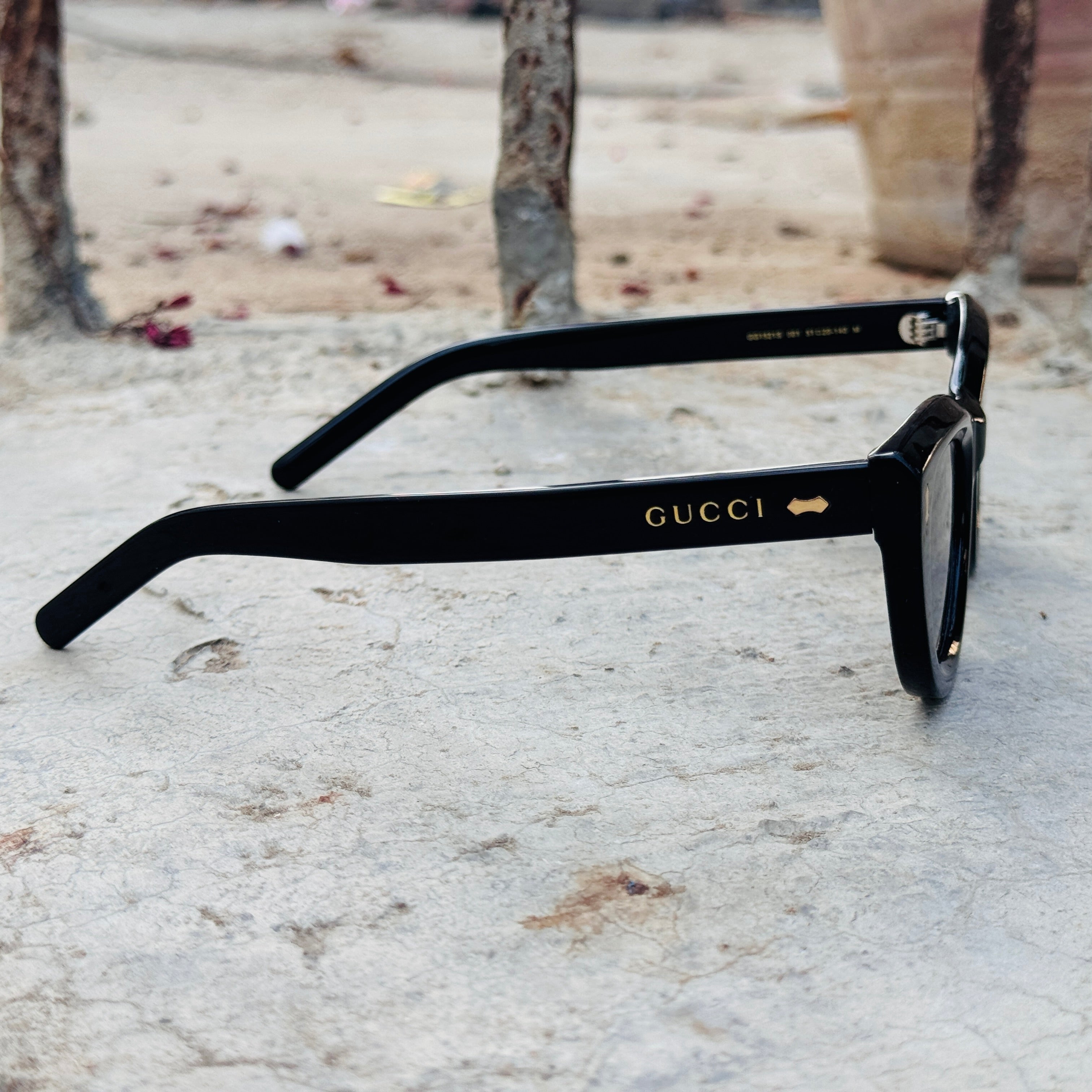 Gucci – 1521 - 51 – Black - Acetate - Sunglasses – Unisex - Premium