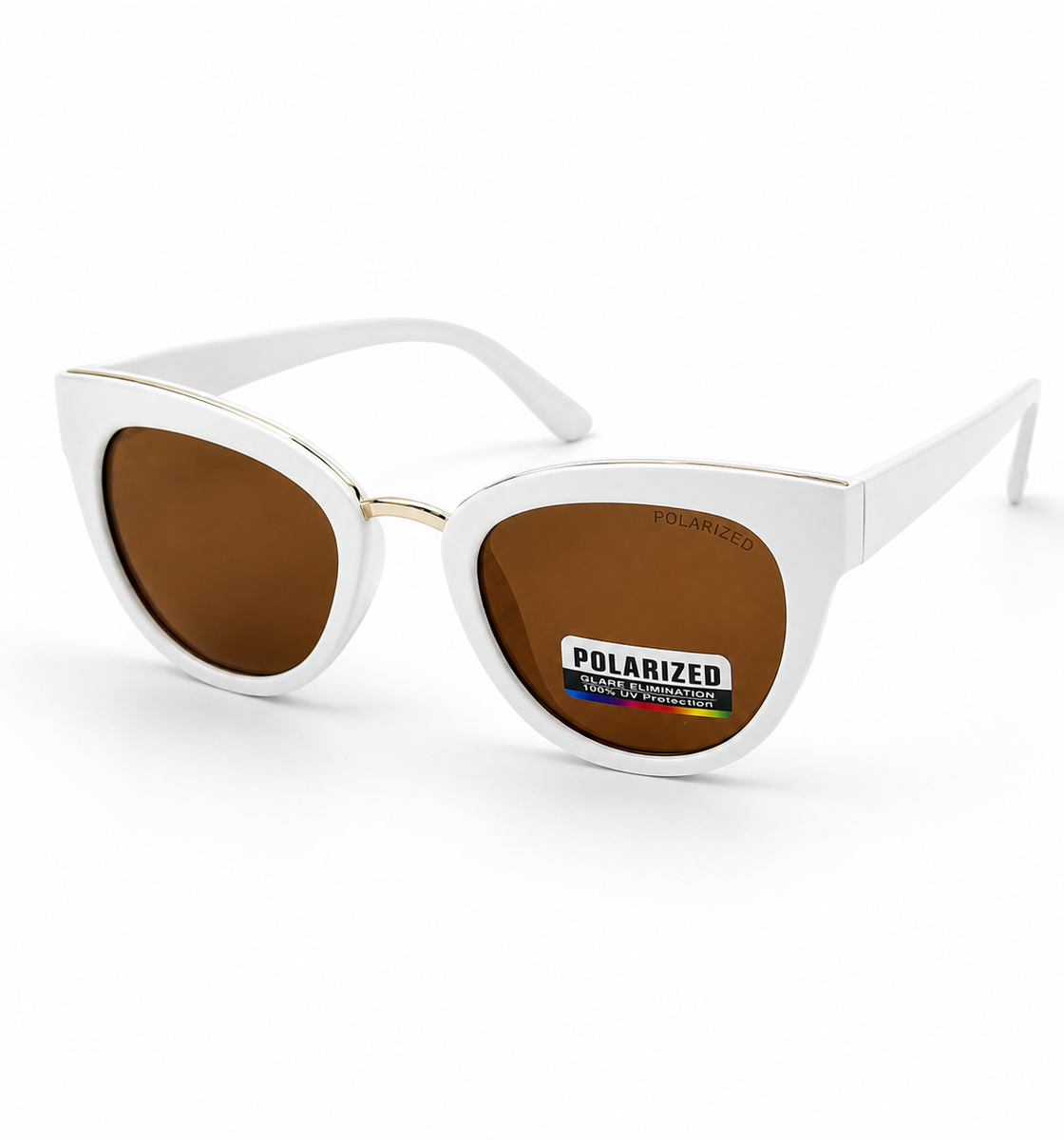 Dior – 9005 – 50 – White Brown – Acetate – Sunglasses – Ladies