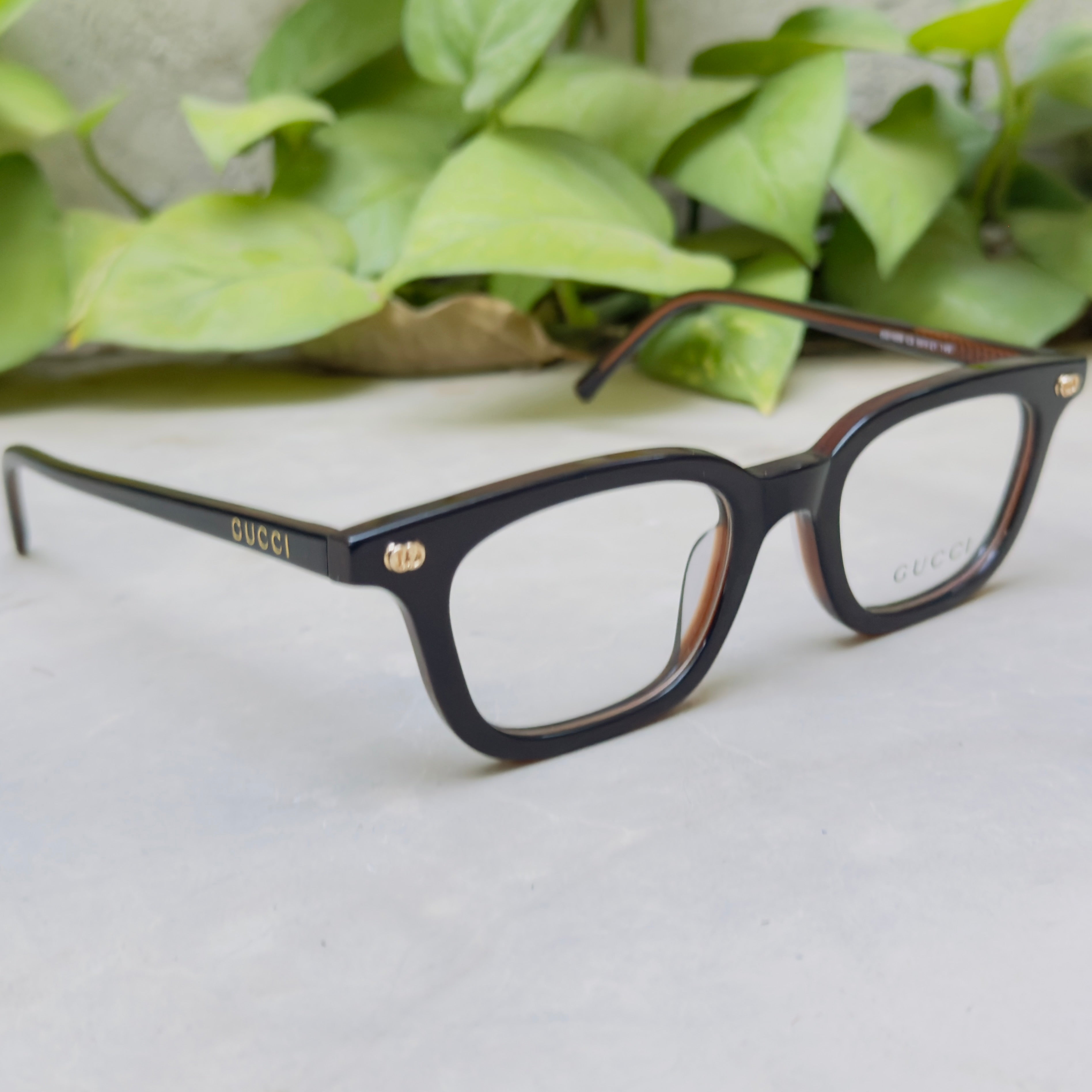 Gucci – 1856 – 50 – Brown –  Acetate - Optics – Unisex - Premium