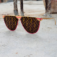 Fendi – 0467 - 65 – Golden Brown - Metal - Sunglasses – Unisex - Premium