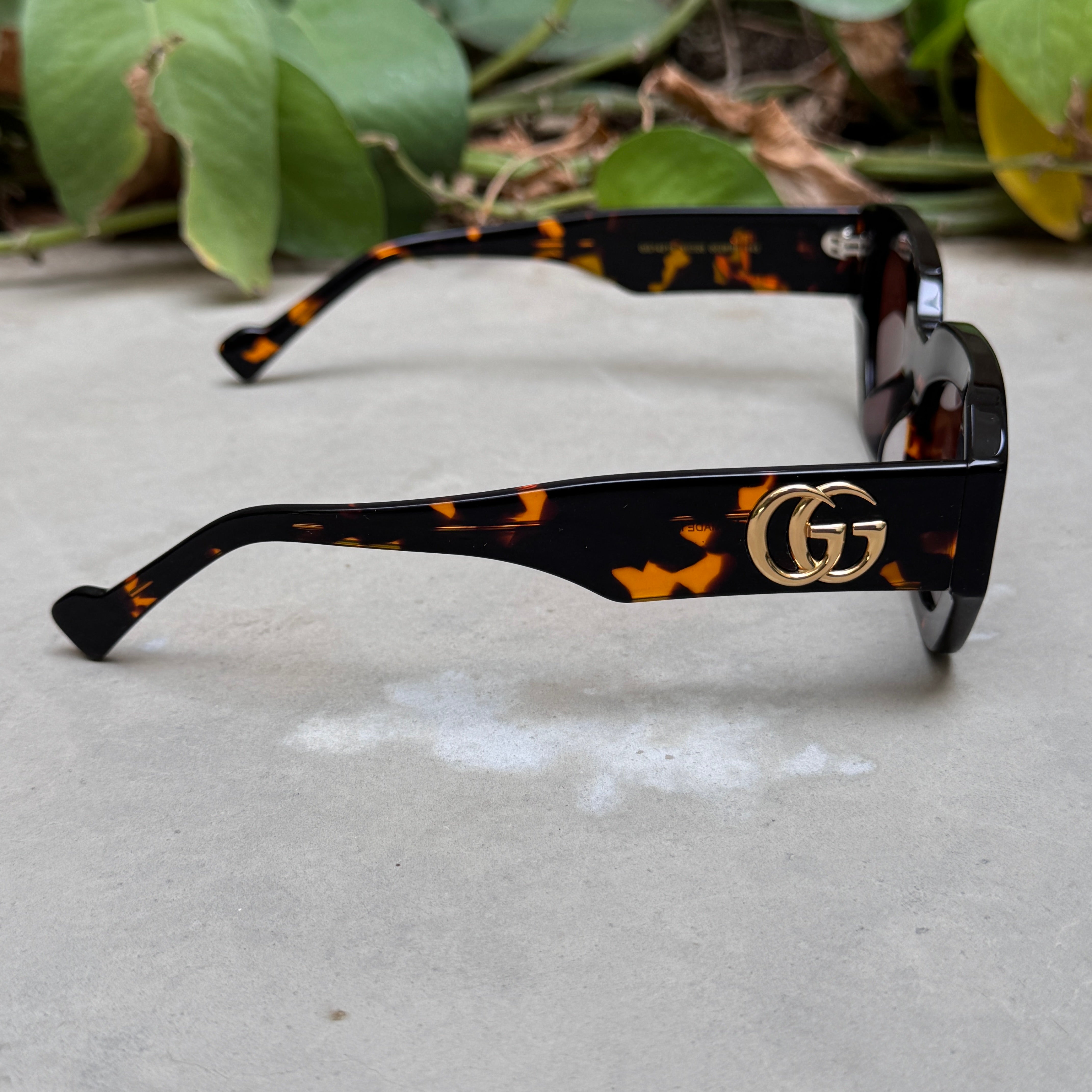 Gucci – 1421 - 51 – Tortoise – Acetate - Sunglasses – Ladies - Premium