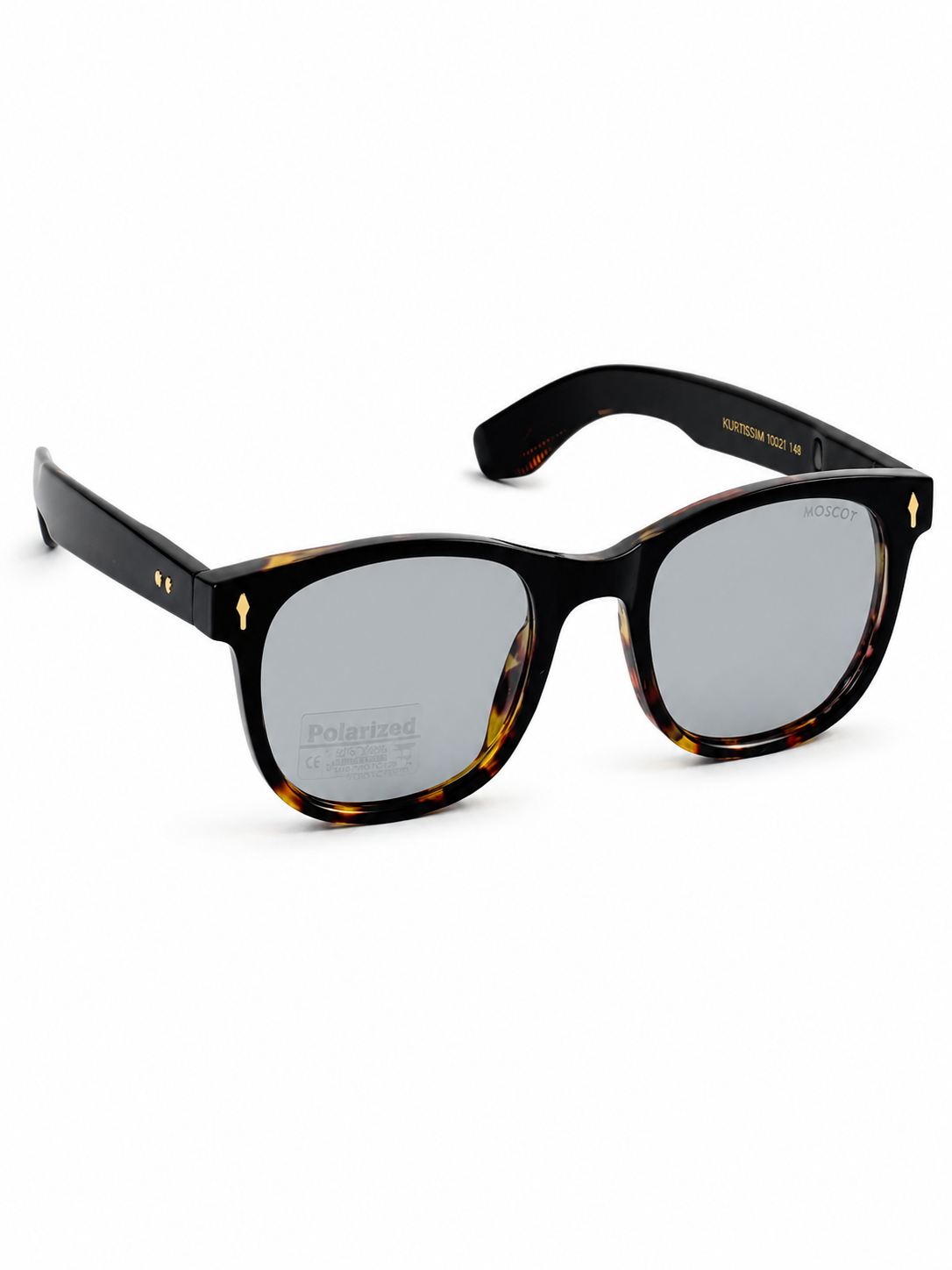 Moscot - 50 - 6801 - Polarized - Tortoise Grey – Acetate – Sunglasses - Unisex