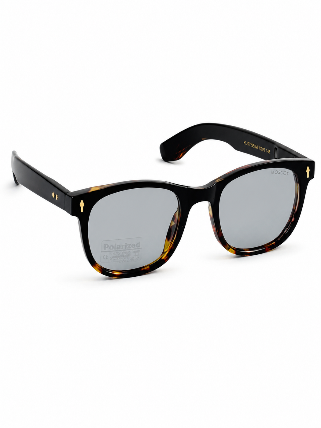Moscot - 50 - 6801 - Polarized - Tortoise Grey – Acetate – Sunglasses - Unisex