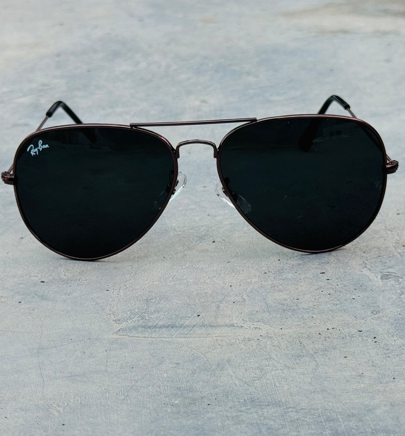 Rayban – 3026 – 62 – Brown Black – Metal – Sunglasses – Unisex