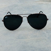 Rayban – 3026 – 62 – Brown Black – Metal – Sunglasses – Unisex
