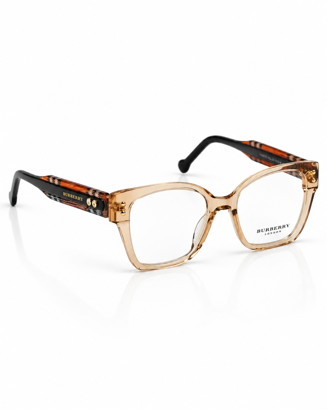Burberry - 53173 – 51 – Brown Translucent –  Acetate - Optics – Ladies - Premium