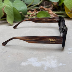 Fendi – 40125 - 50 – Textured – Acetate - Sunglasses – Ladies - Premium