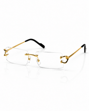 Cartier – 0488 – 56 – Golden - Metal - Optics – Unisex - Premium