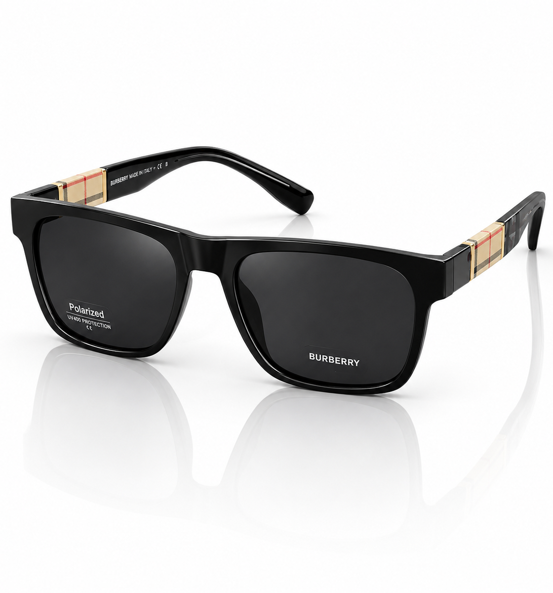Burberry - 7718 – 54 – Black – Acetate – Sunglasses – Unisex