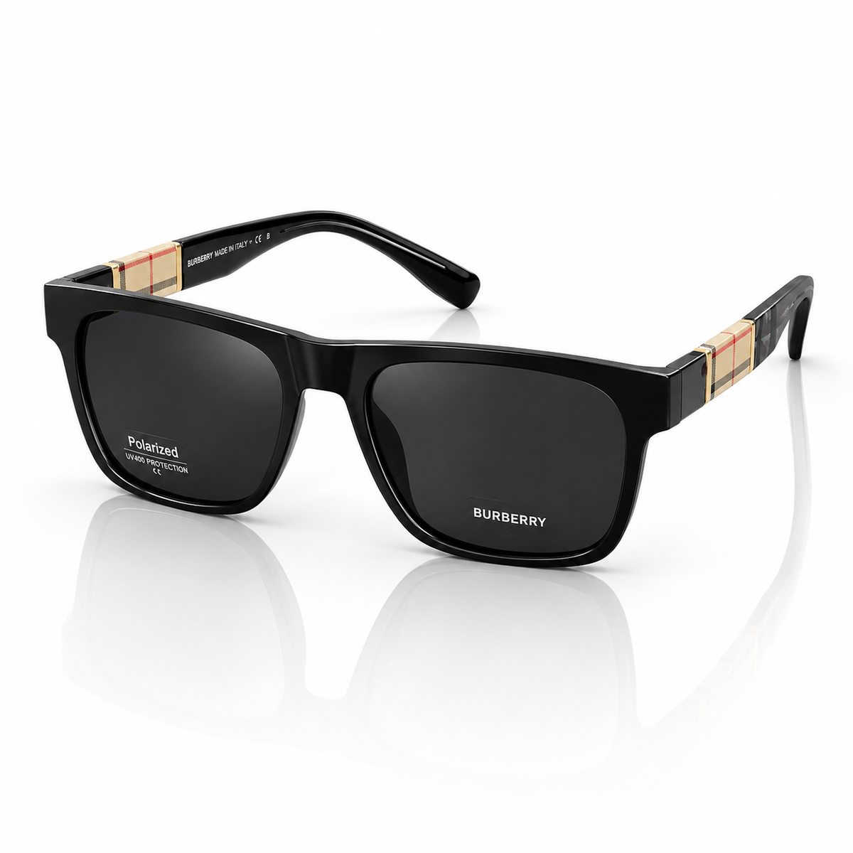 Burberry - 7718 – 54 – Black – Acetate – Sunglasses – Unisex