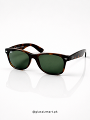 RayBan – 2132 – 55 – Tortoise Green –  Acetate - Sunglasses – Unisex - Premium