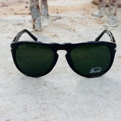 Persol – 3119 – 53 – Black Green–  Acetate- Sunglasses – Unisex - Premium
