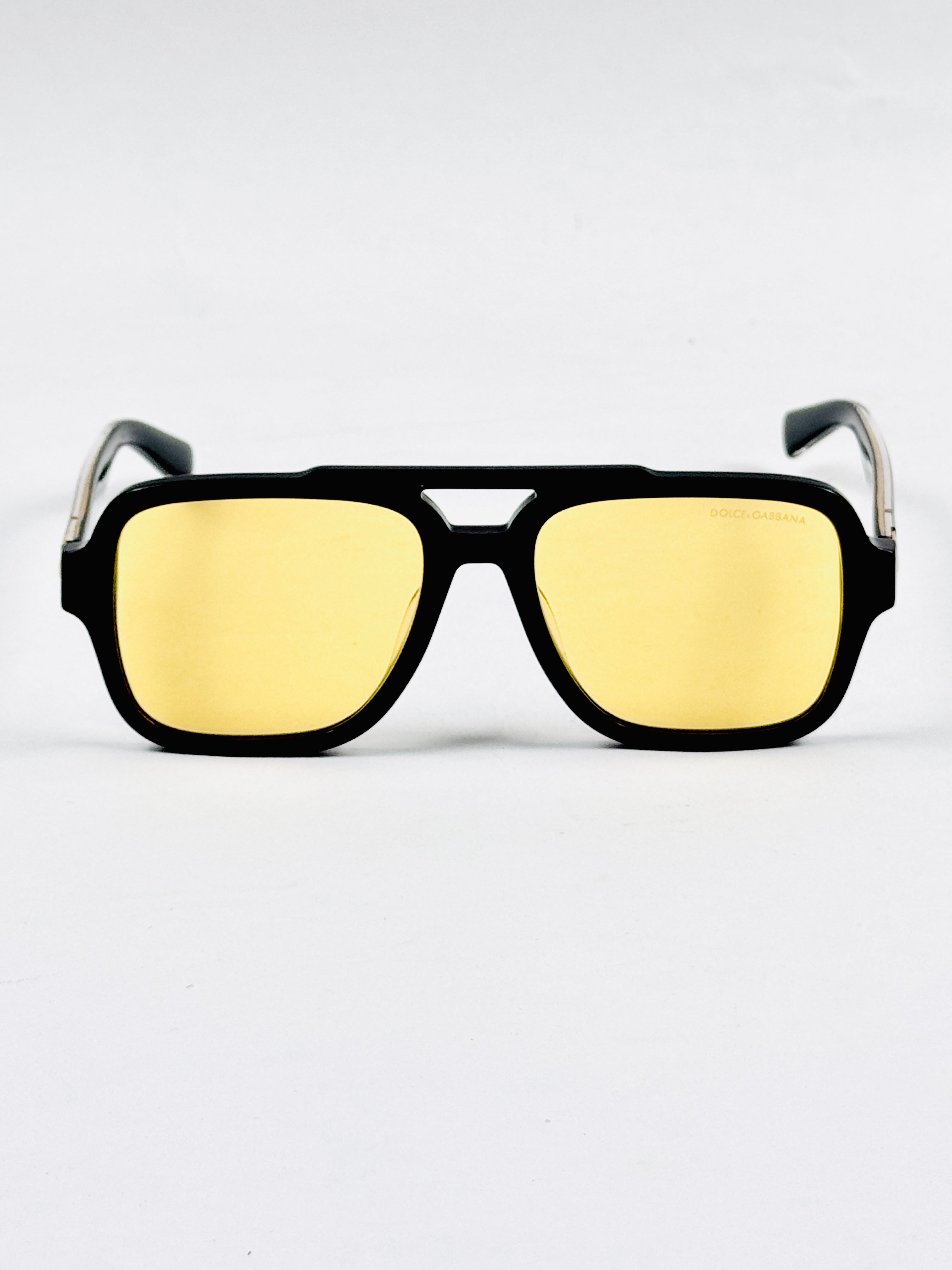 Dolce & Gabbana – 4544 - 56 – Black Yellow –  Acetate - Sunglasses – Unisex - Premium