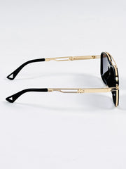 Cartier – 2778 – 53 – Golden Black Gradient – Metal – Sunglasses – Unisex