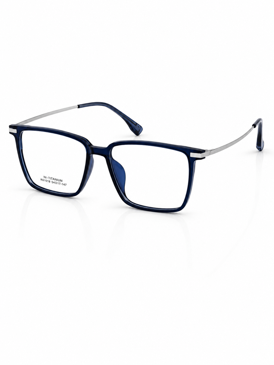 Tr – 61019 - 54 - Silver Blue – Acetate - Metal – Optics - Unisex