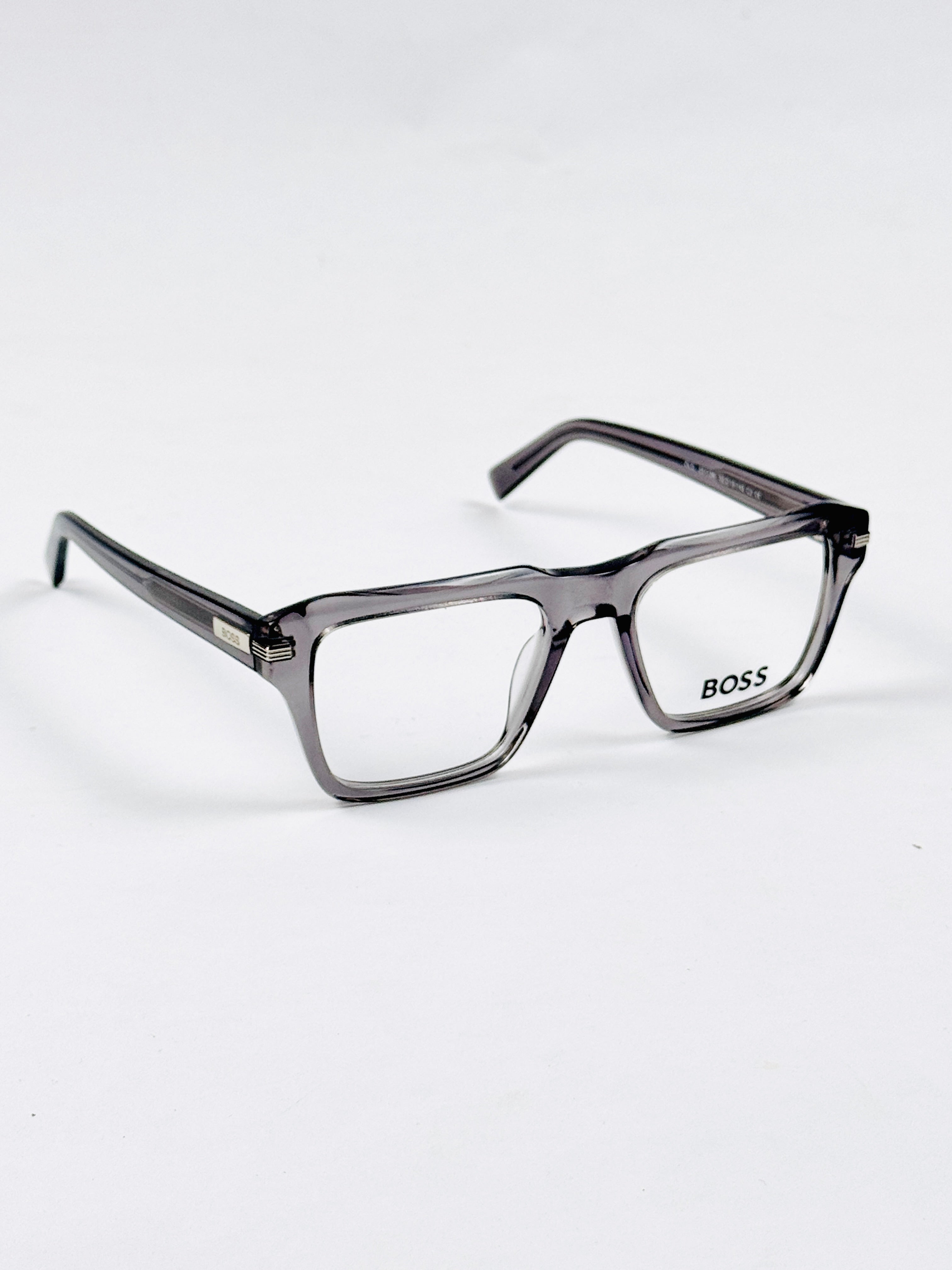 Boss - 2512 – 52 – Grey –  Acetate - Optics – Unisex - Premium