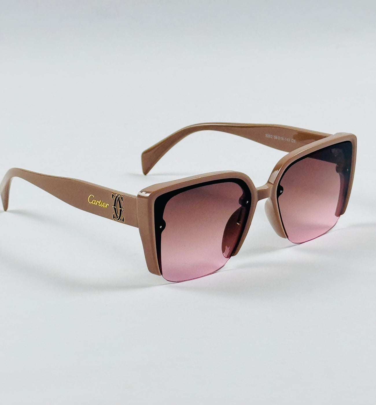 Chanel - 6262 – 58 – Pink – Acetate – Sunglasses – Ladies