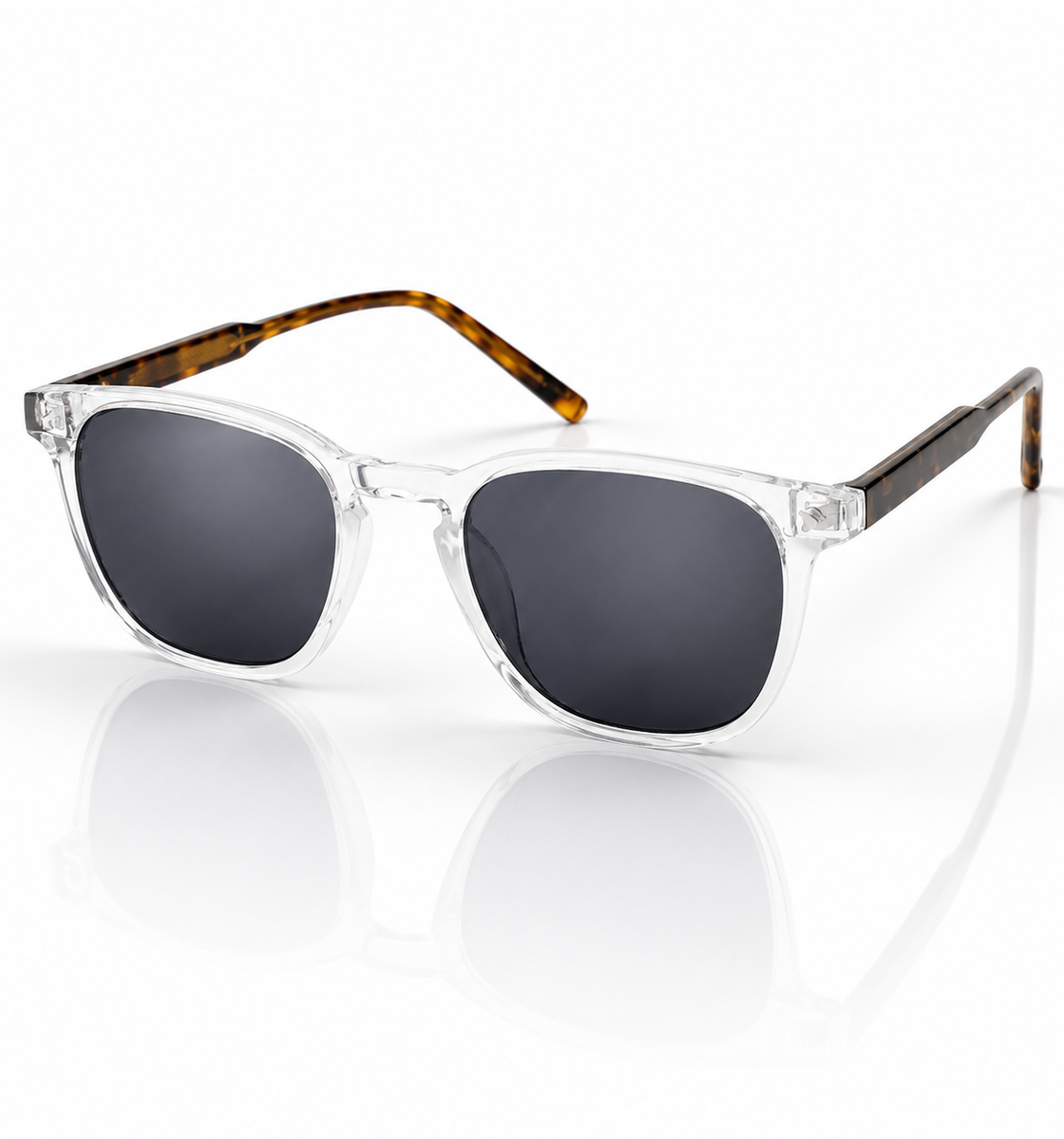 Moscot - 6283 – 51 – Transparent Black – Acetate – Sunglasses – Unisex