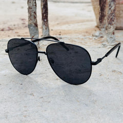 Cartier – 801 – 56 – Black – Metal – Sunglasses – Unisex - Premium