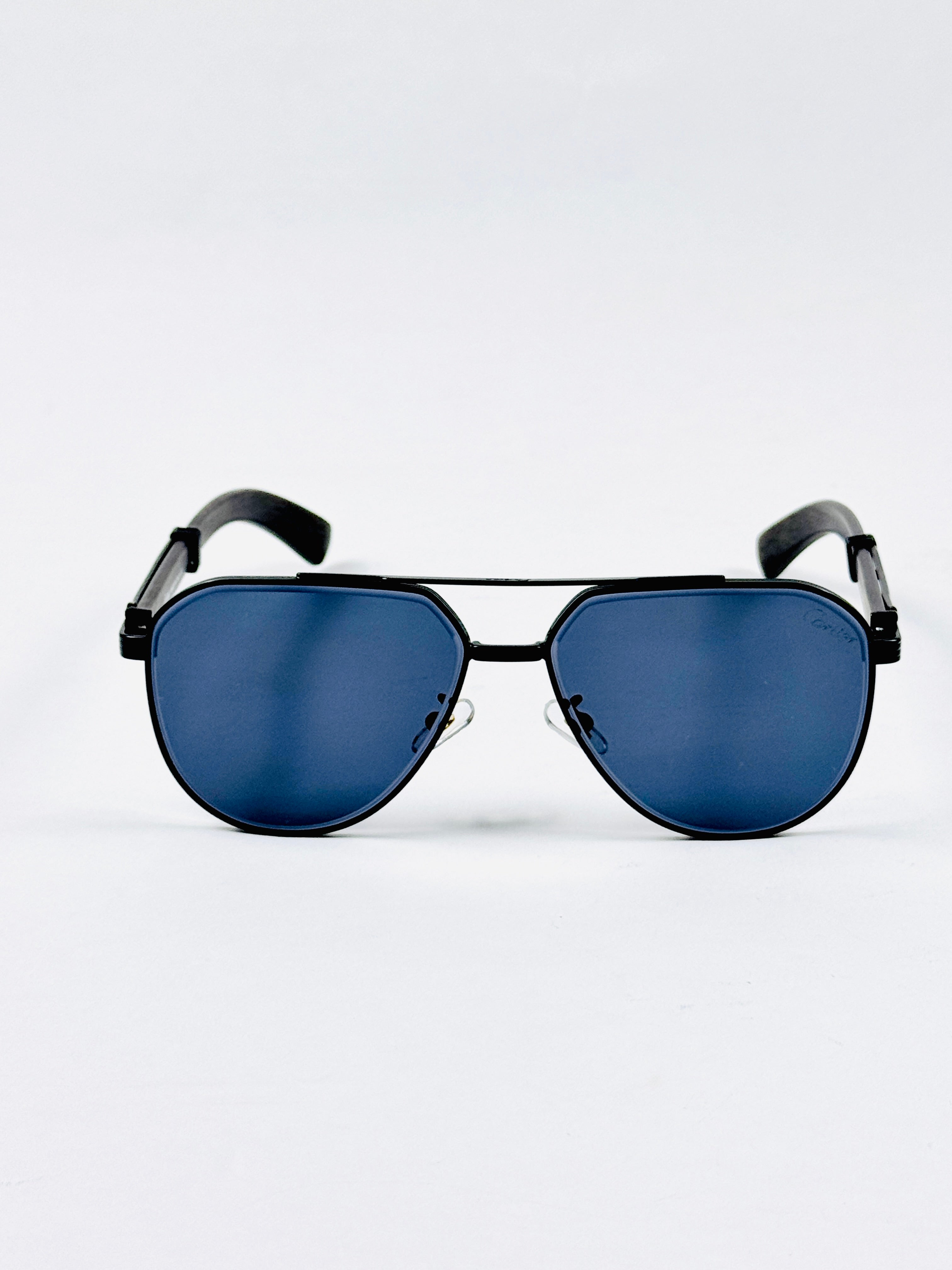 Cartier – 23169 – 60 – Black – Metal – Sunglasses – Unisex