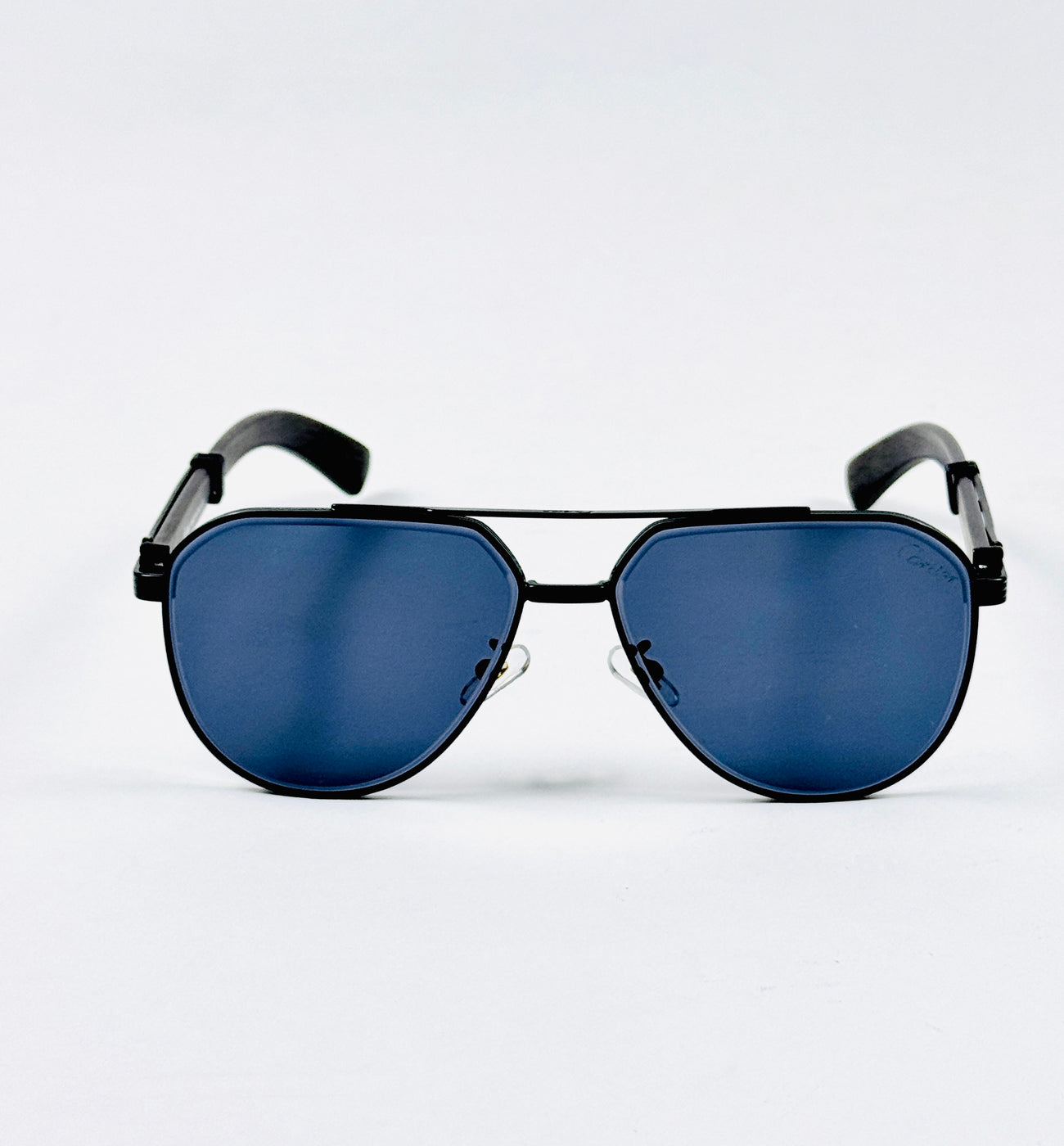 Cartier – 23169 – 60 – Black – Metal – Sunglasses – Unisex