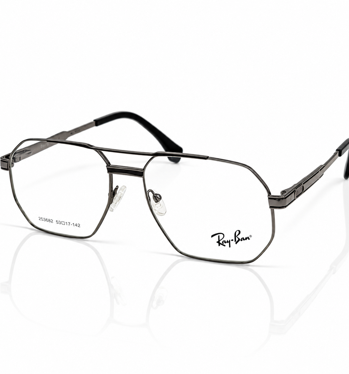 Rayban – 253002 - 53 - Grey – Metal – Optics - Unisex