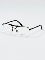 Prada – 18005 – 54 – Brown –  Metal - Optics – Unisex