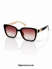 Hermes - 33120 – 60 – Brown – Acetate – Sunglasses – Ladies