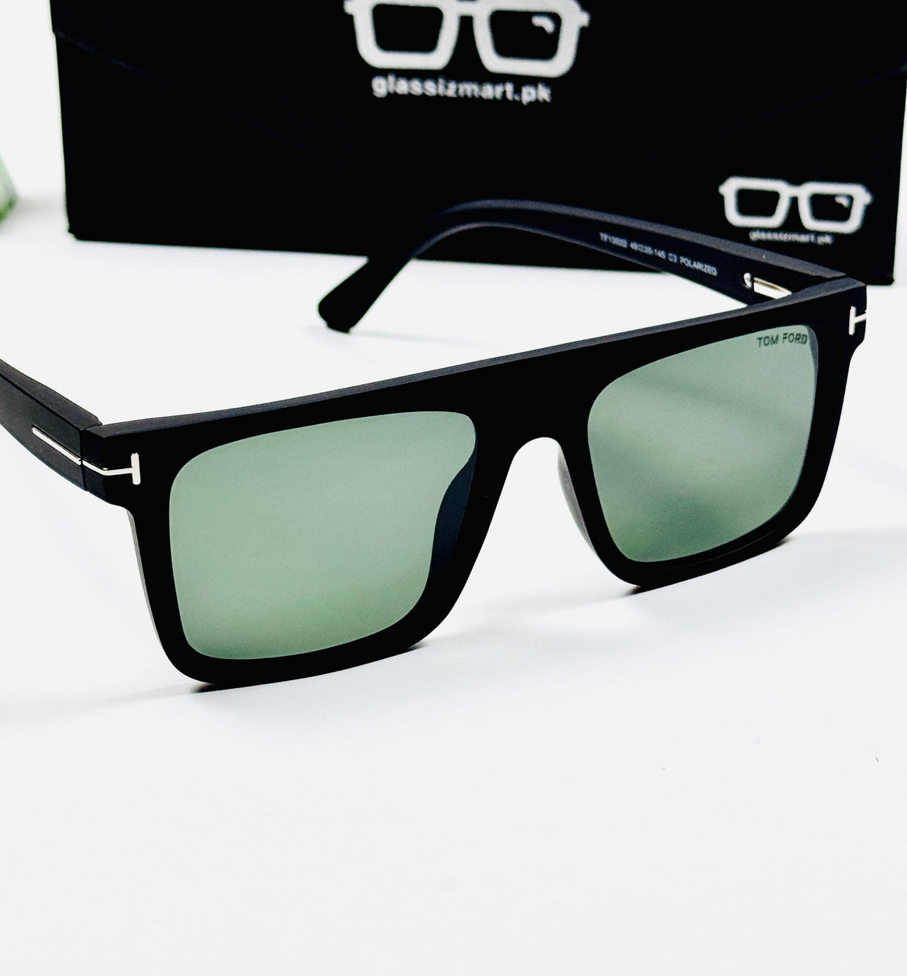 Tom Ford – 2022 - 49 - Black Green – Acetate - Sunglasses – Unisex