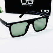 Tom Ford – 2022 - 49 - Black Green – Acetate - Sunglasses – Unisex
