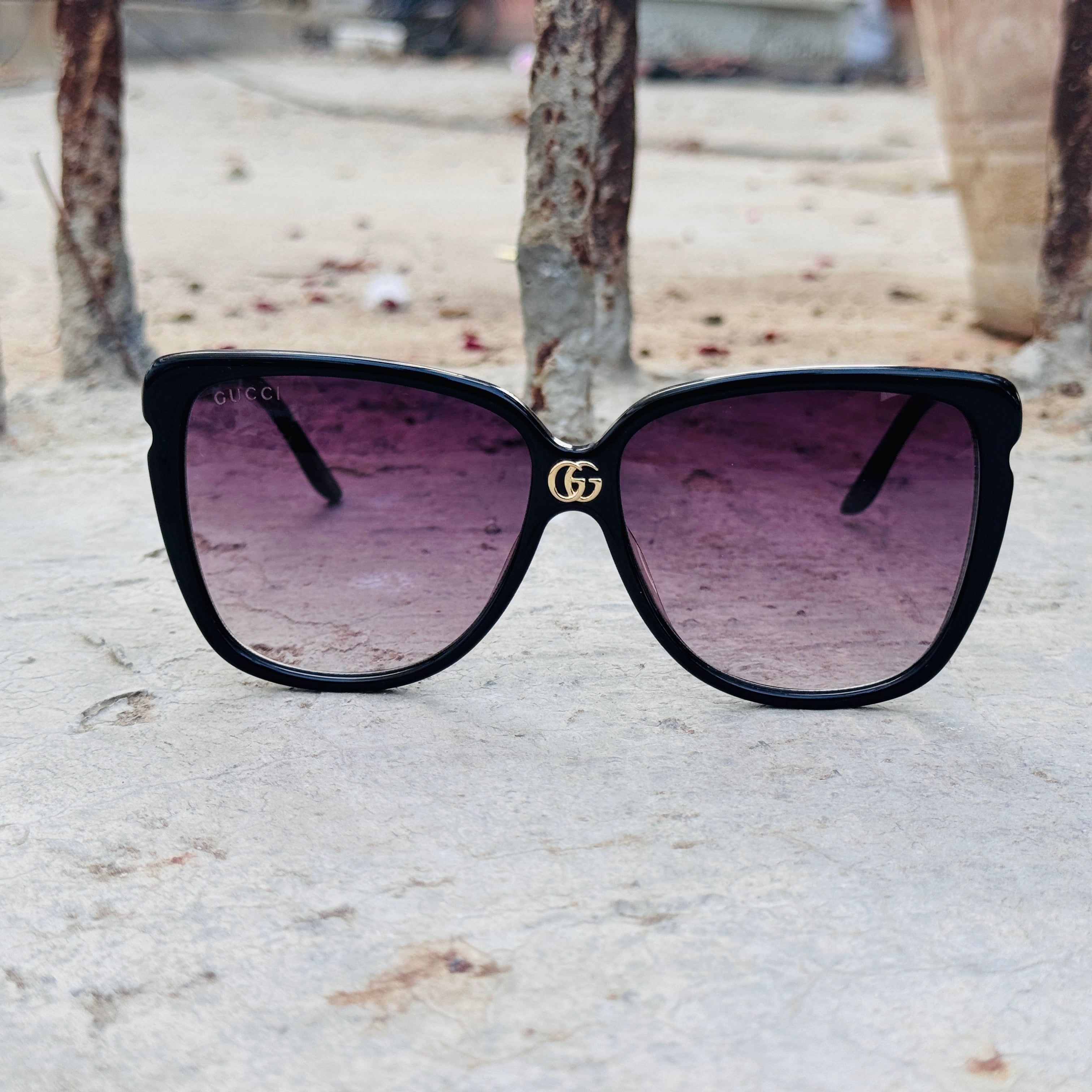 Gucci – 0709 - 60 – Black Gradient - Acetate - Sunglasses – Ladies - Premium