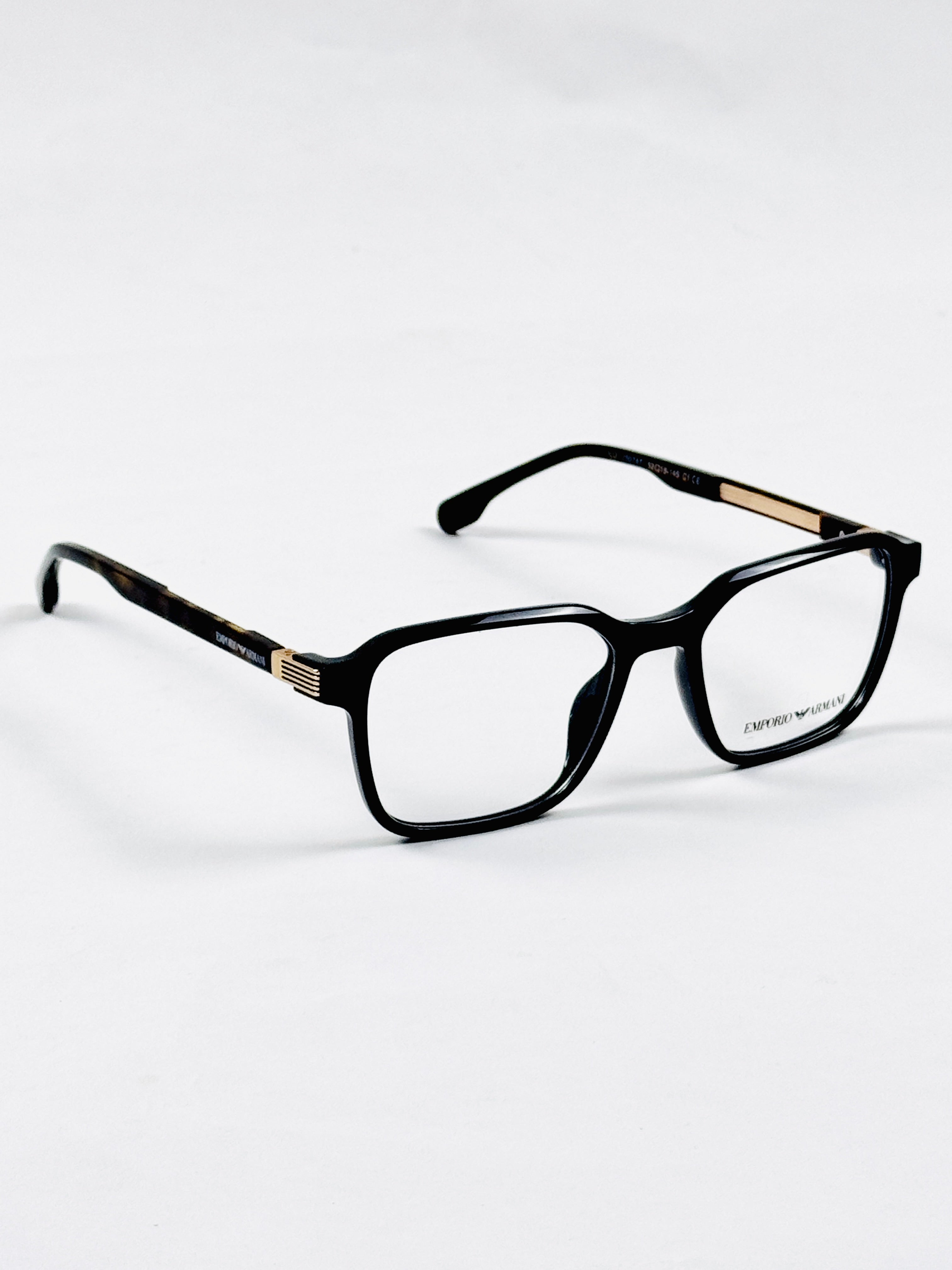 Emporio Armani – 25074 - 52 – Black Tortoise - Acetate - Optics – Unisex - Premium