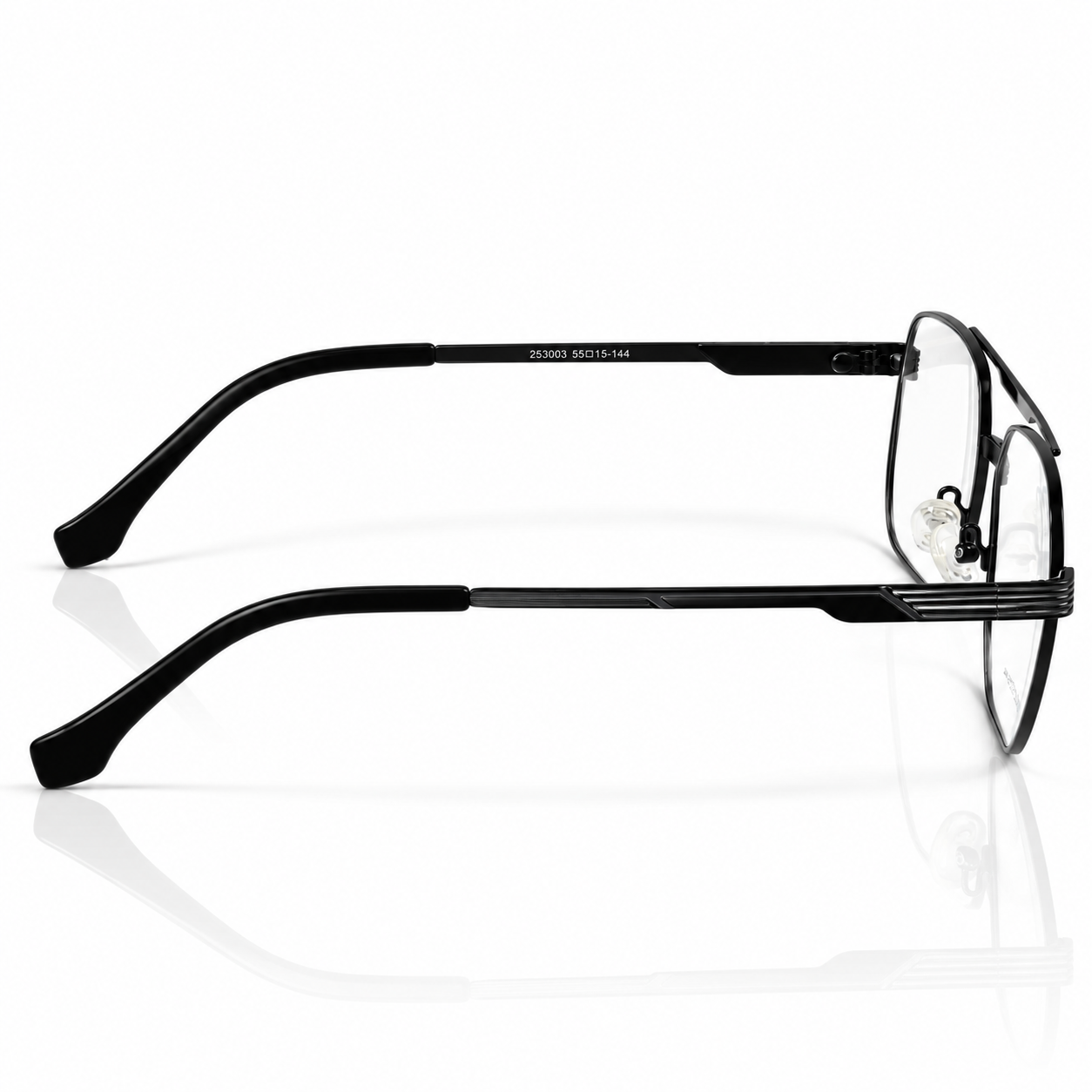 Cartier – 253003 - 55 - Grey – Metal – Optics - Unisex