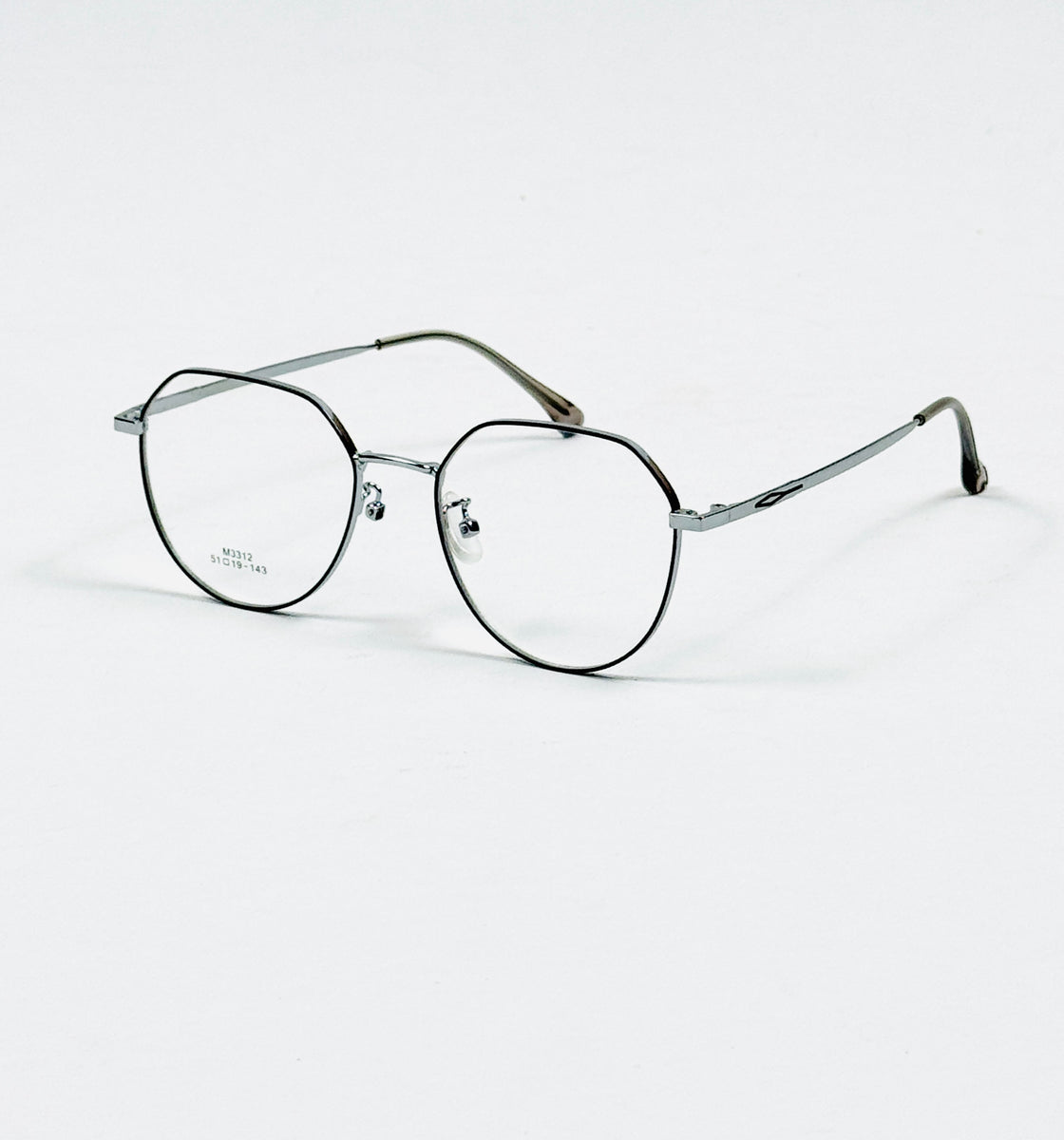 Dior – 3312 – 51 - Silver Black – Metal – Optics – Unisex