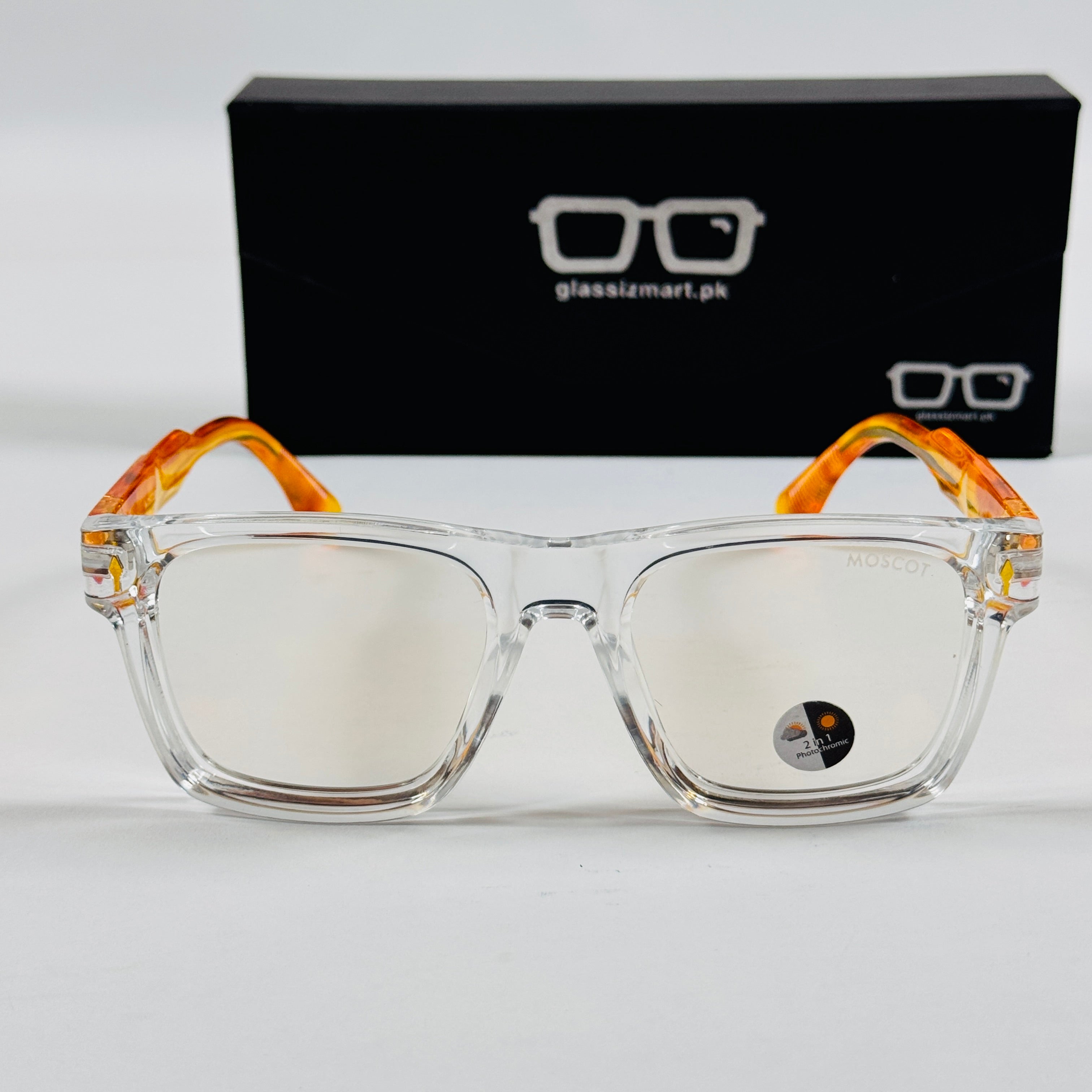 Moscot – P420 - 53 - Transparent Yellow – Acetate  – Optics - Unisex (Transition)