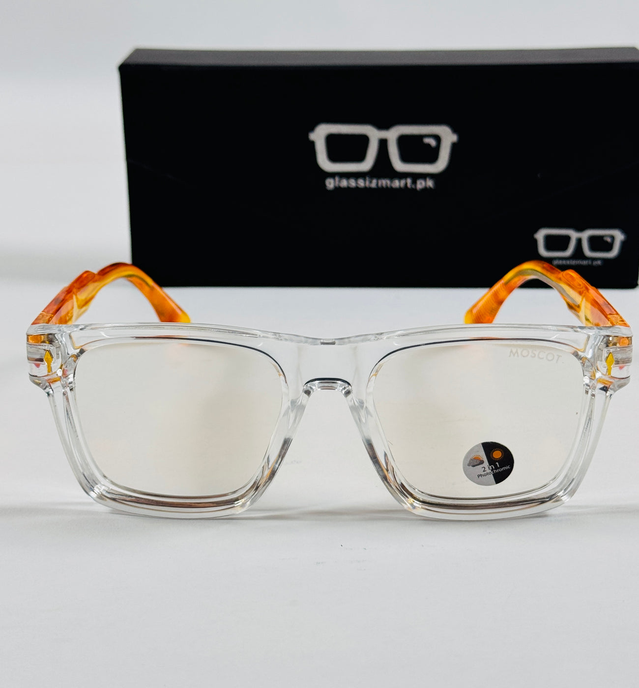 Moscot – P420 - 53 - Transparent Yellow – Acetate  – Optics - Unisex (Transition)