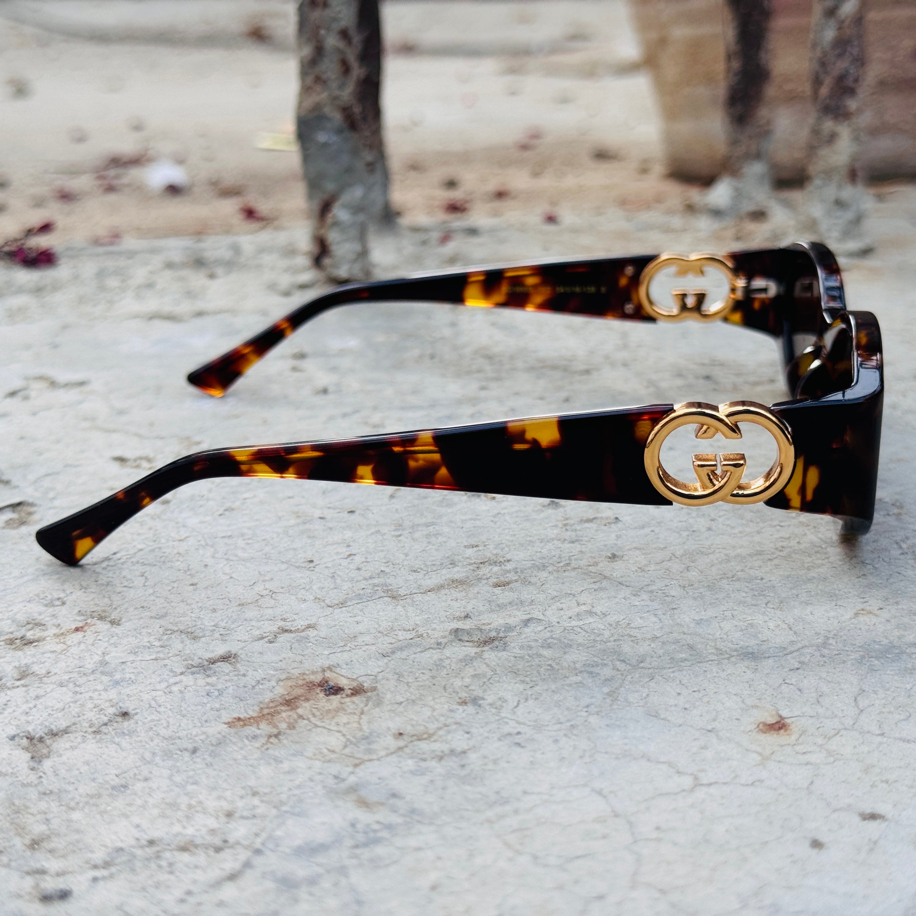 Gucci – 1660 - 54 – Tortoise - Acetate - Sunglasses – Ladies - Premium