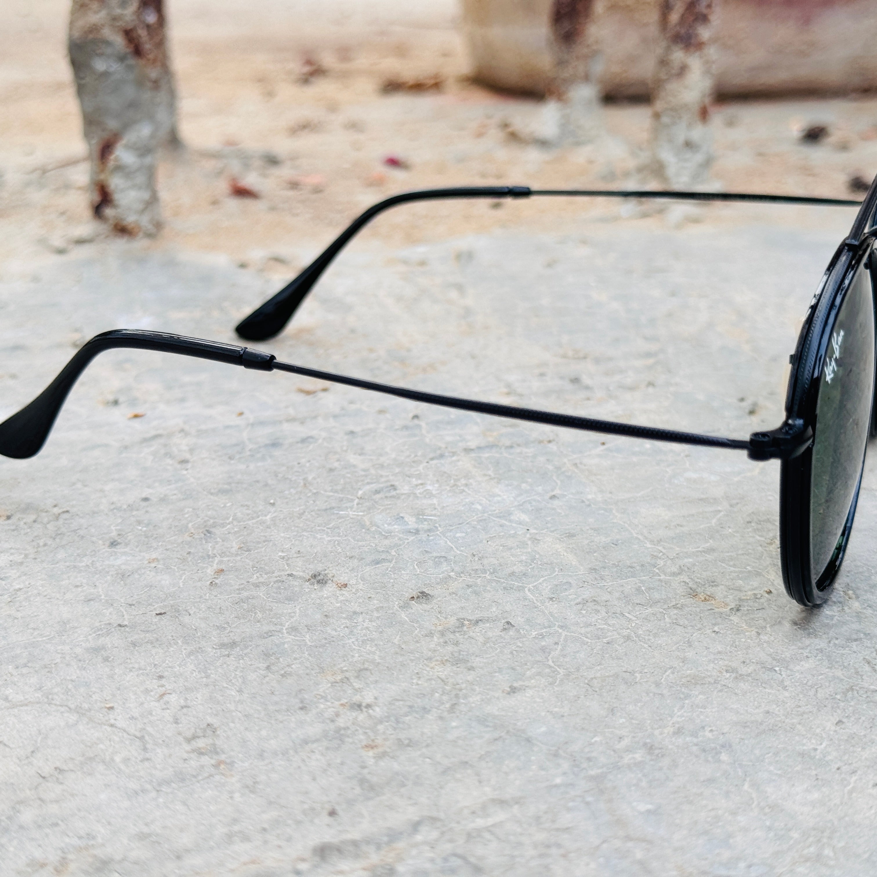 Rayban – 3647 – 51 – Black Green – Metal – Sunglasses – Unisex