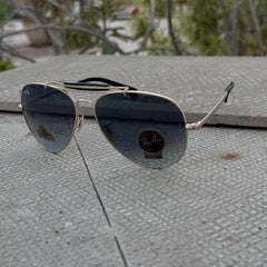 Rayban – 8026 – 62 – Golden Blue Gradient – Metal – Sunglasses – Unisex - Premium