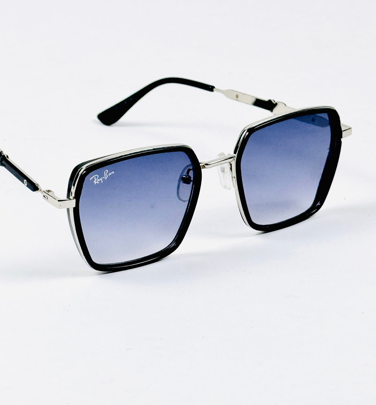 Rayban – 271 – 56 – Silver Gradient – Metal – Sunglasses – Unisex