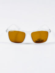 Porsche – 8393 – 56 – White Brown –  Acetate- Sunglasses – Unisex (Glass Lens)