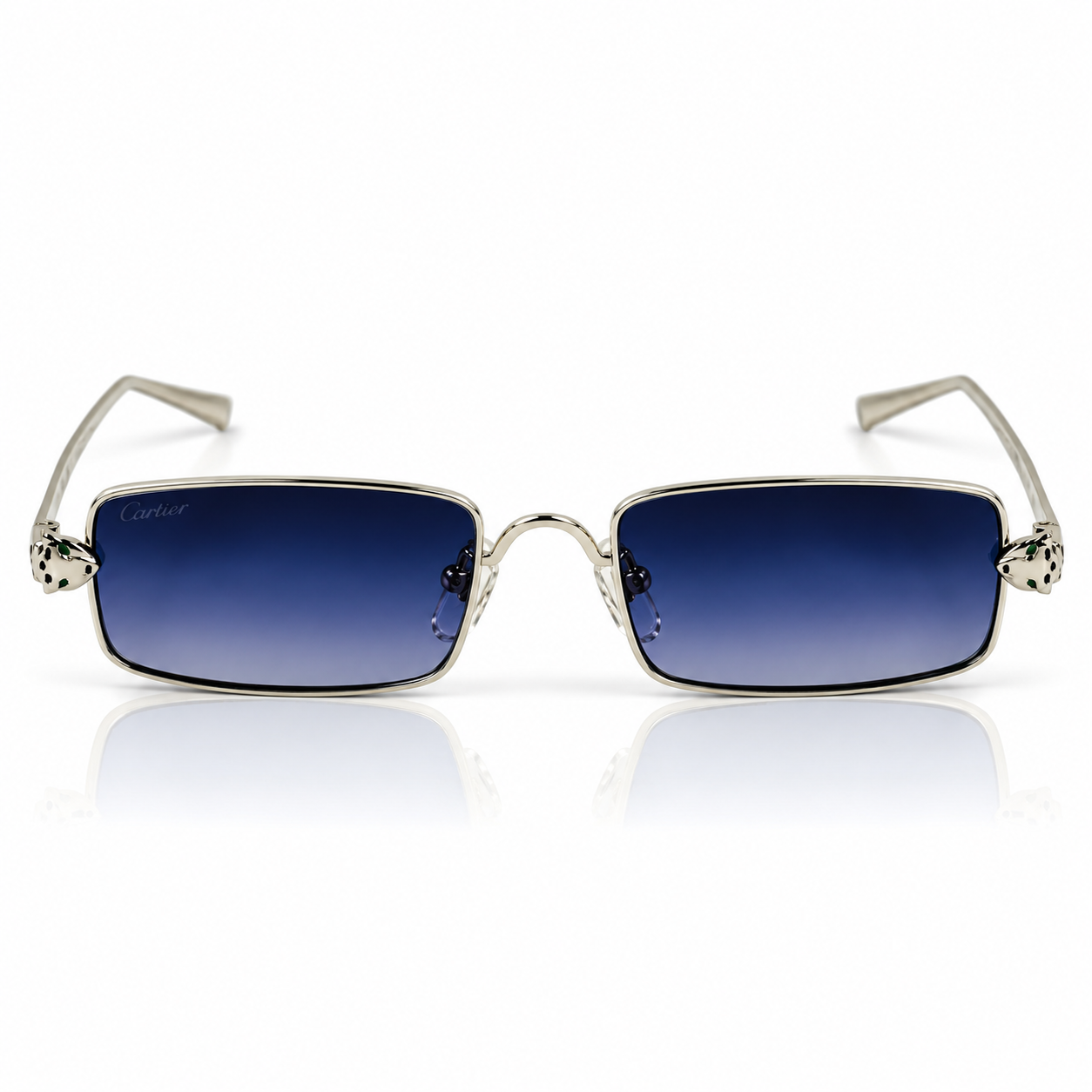 Cartier – 0473 - 54 – Silver Gradient - Metal - Sunglasses – Unisex - Premium
