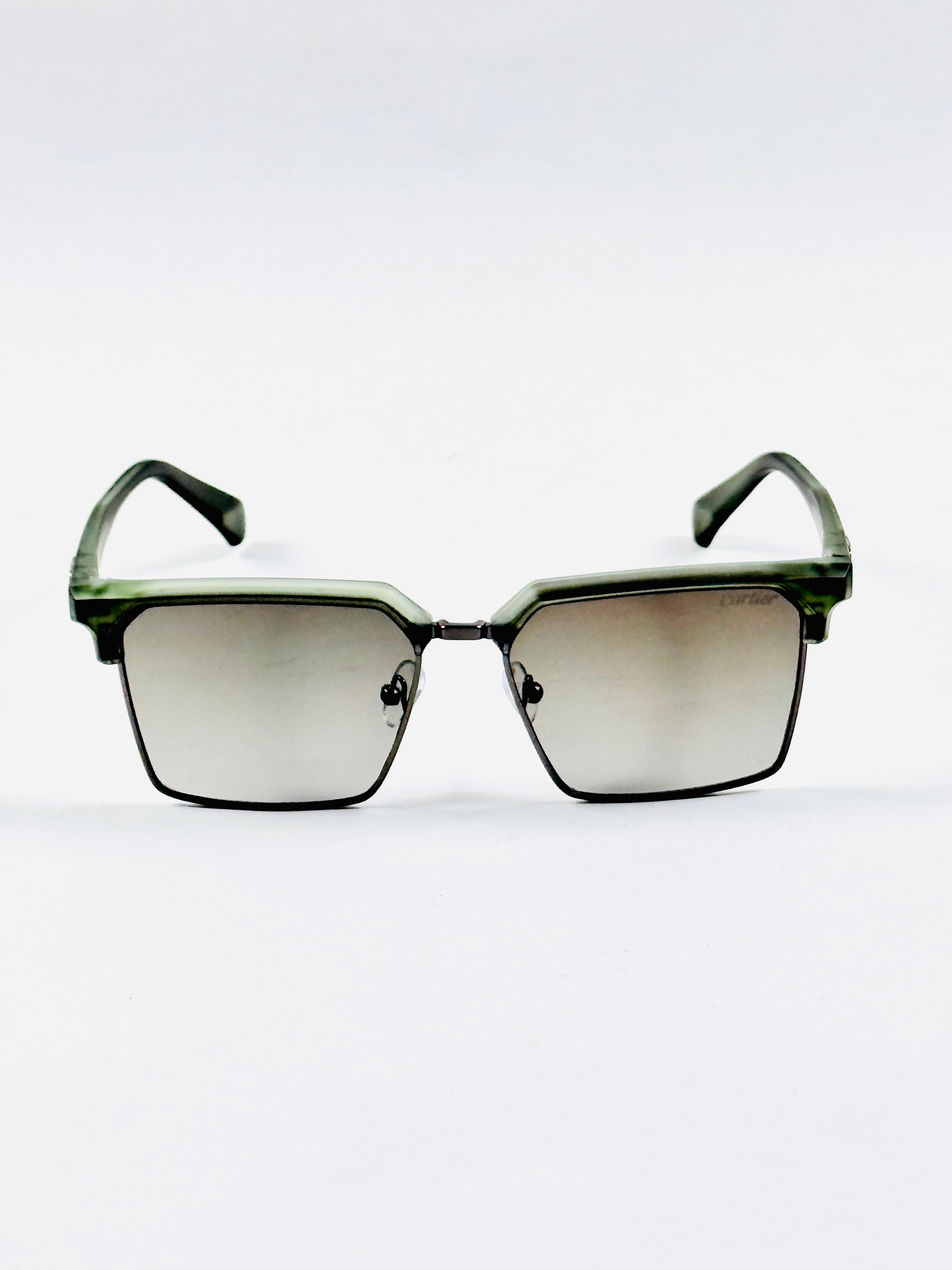 Cartier – 3636 – 56 – Green - Acetate - Metal - Sunglasses – Unisex