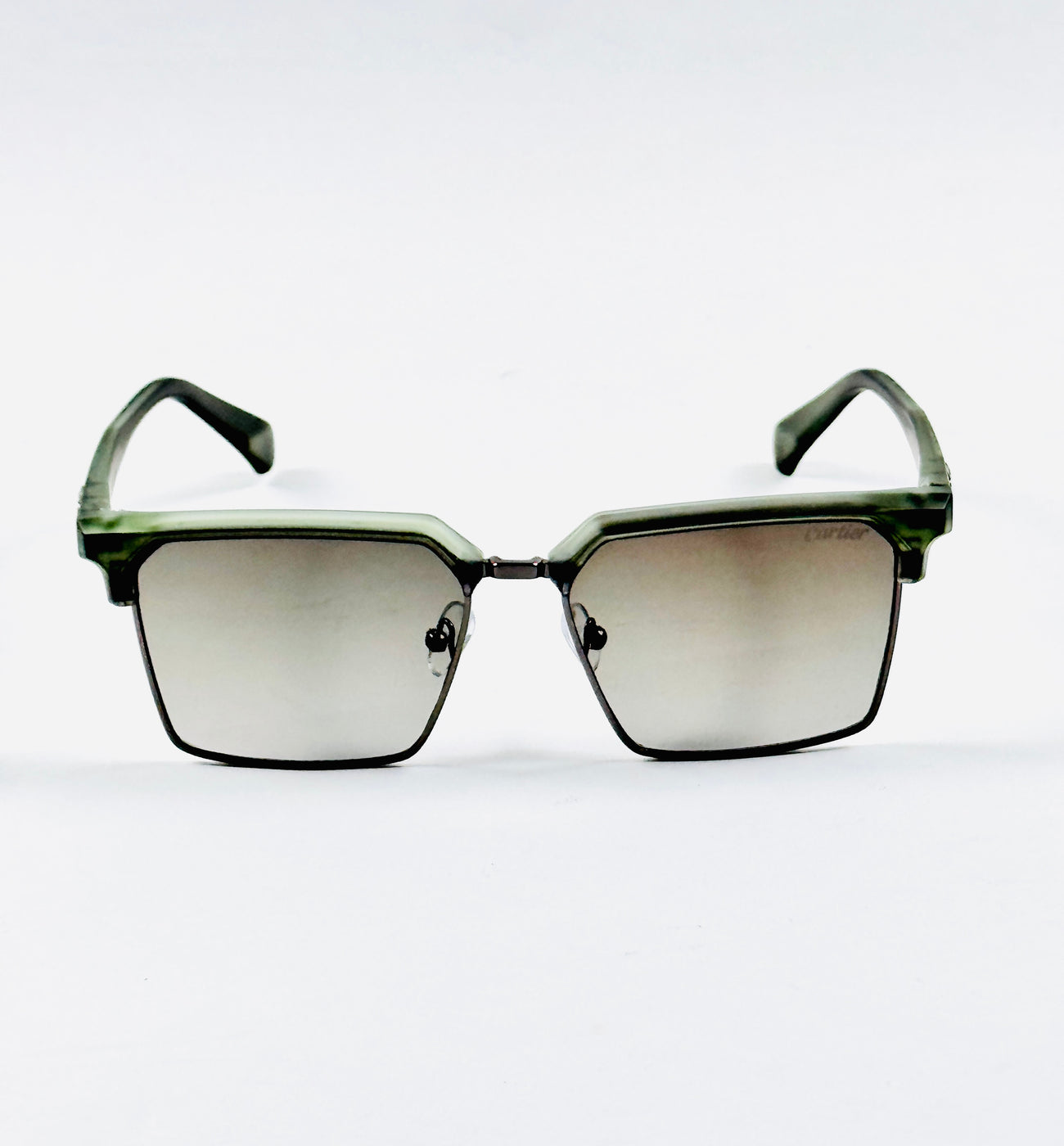 Cartier – 3636 – 56 – Green - Acetate - Metal - Sunglasses – Unisex