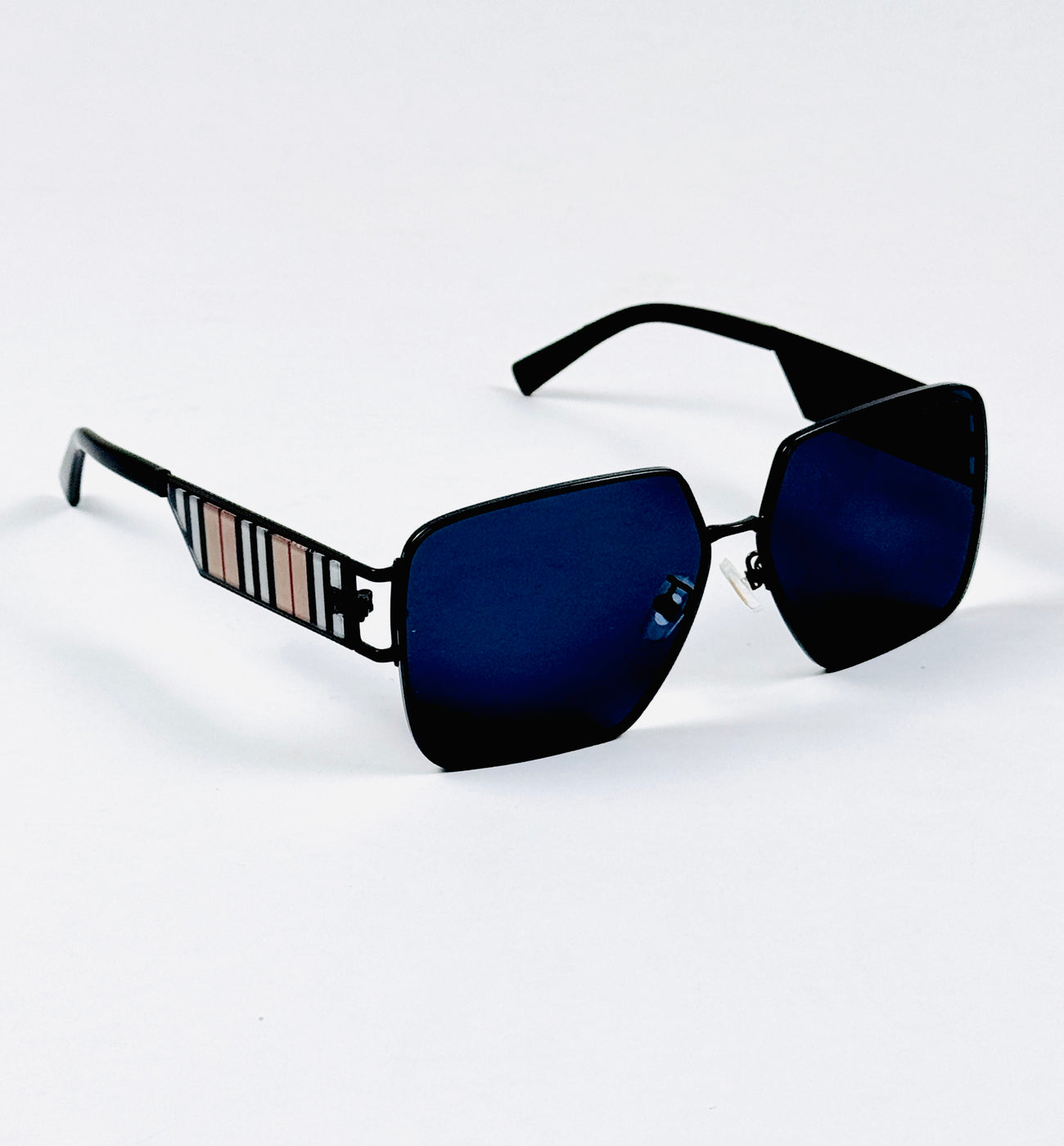 Burberry – 2A478 – 56 – Black – Metal – Sunglasses – Unisex