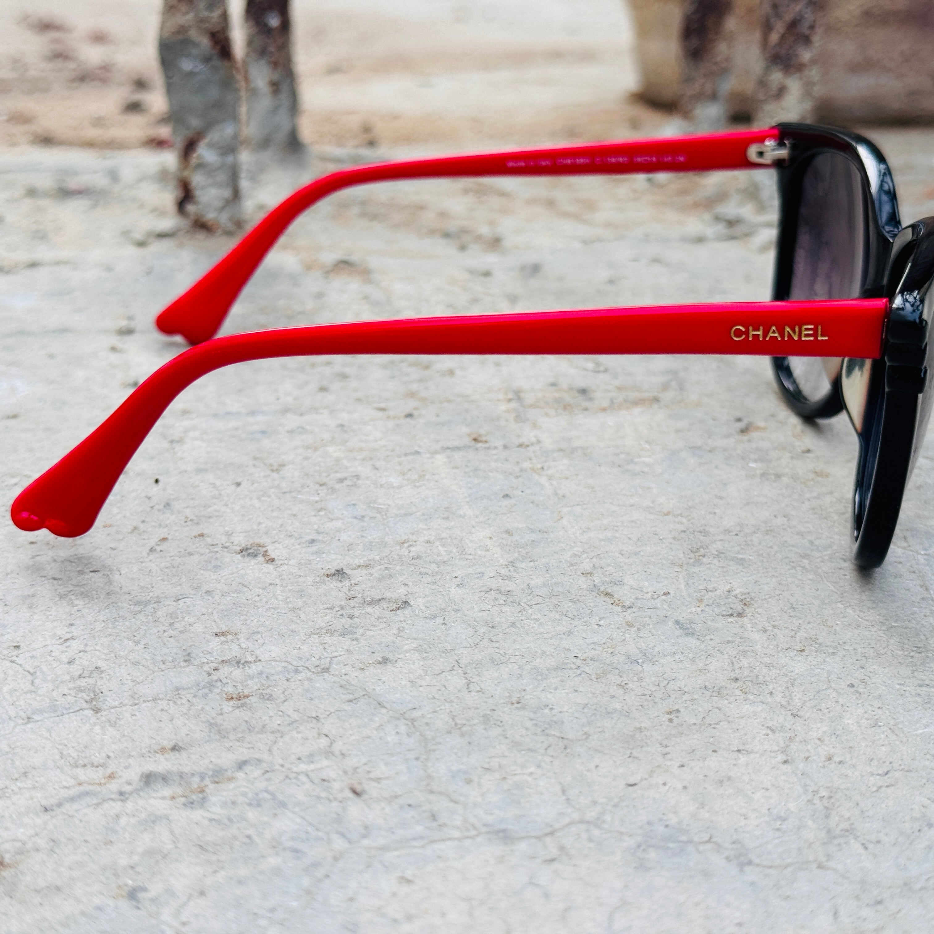 Chanel – 380 - 54 – Red Black Gradient - Acetate - Sunglasses – Unisex - Premium