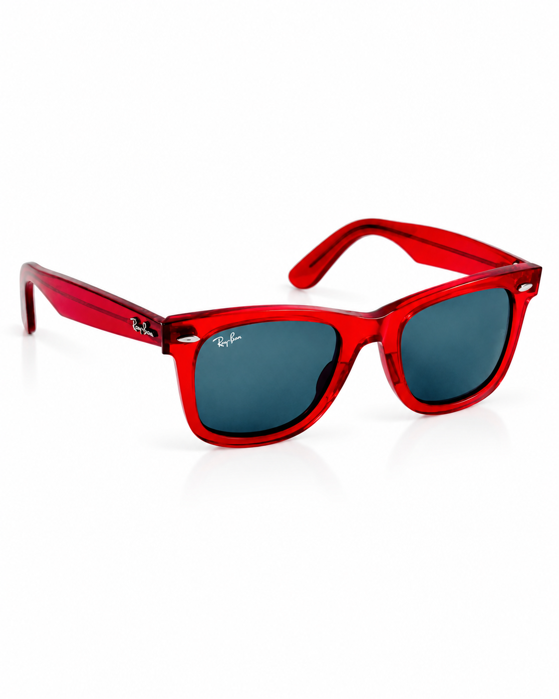 RayBan – 2140 – 50 – Red Black –  Acetate- Sunglasses – Unisex - Premium